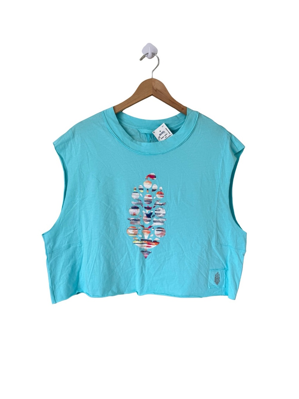 NWT - Free People Inspire Buti Logo Muscle Tee - Size Small